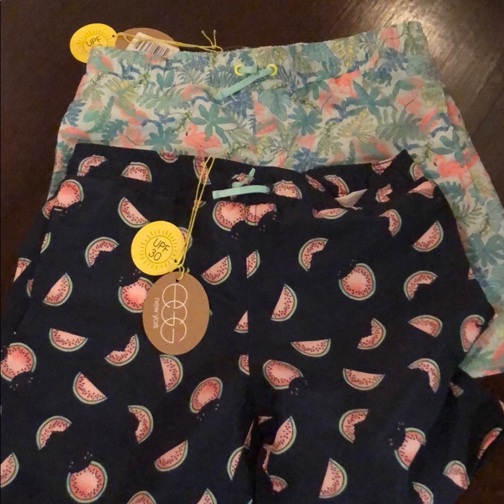 new  Size 10 boys EGG bathing suits